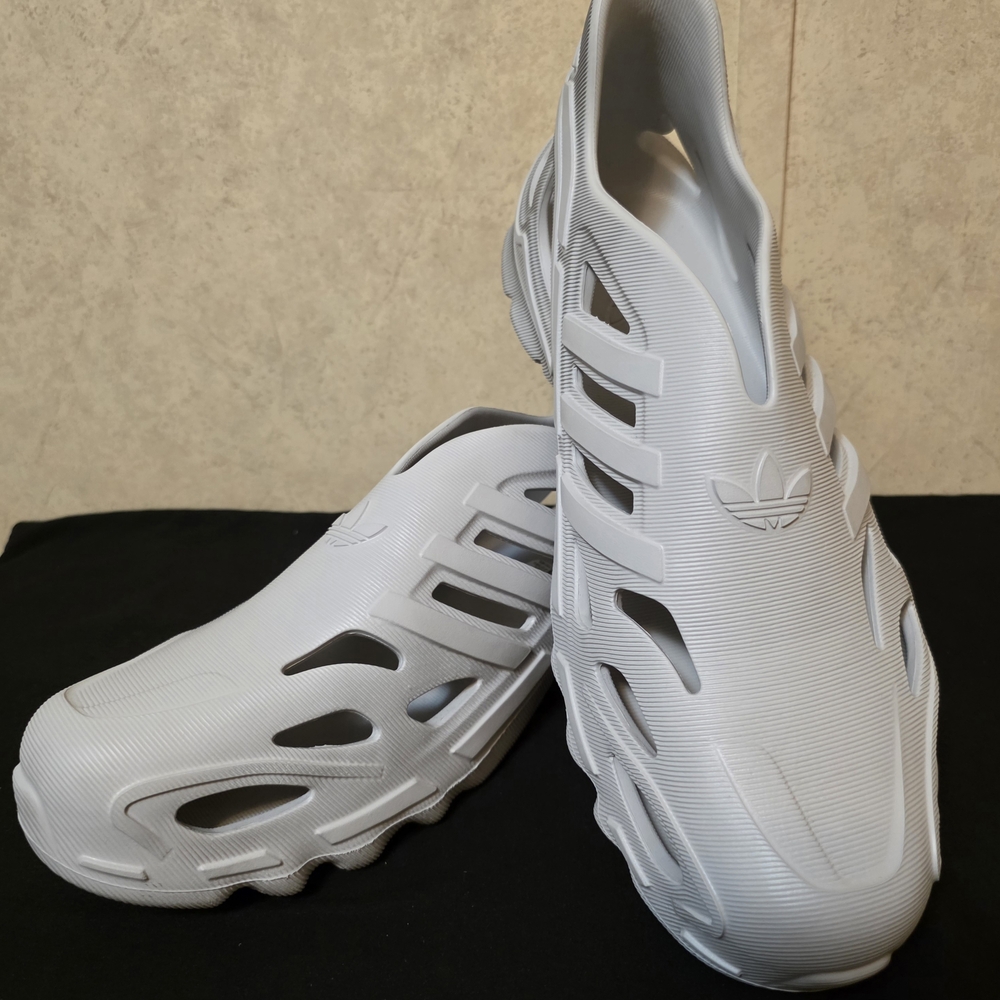 Adidas White Slip-On Shoes